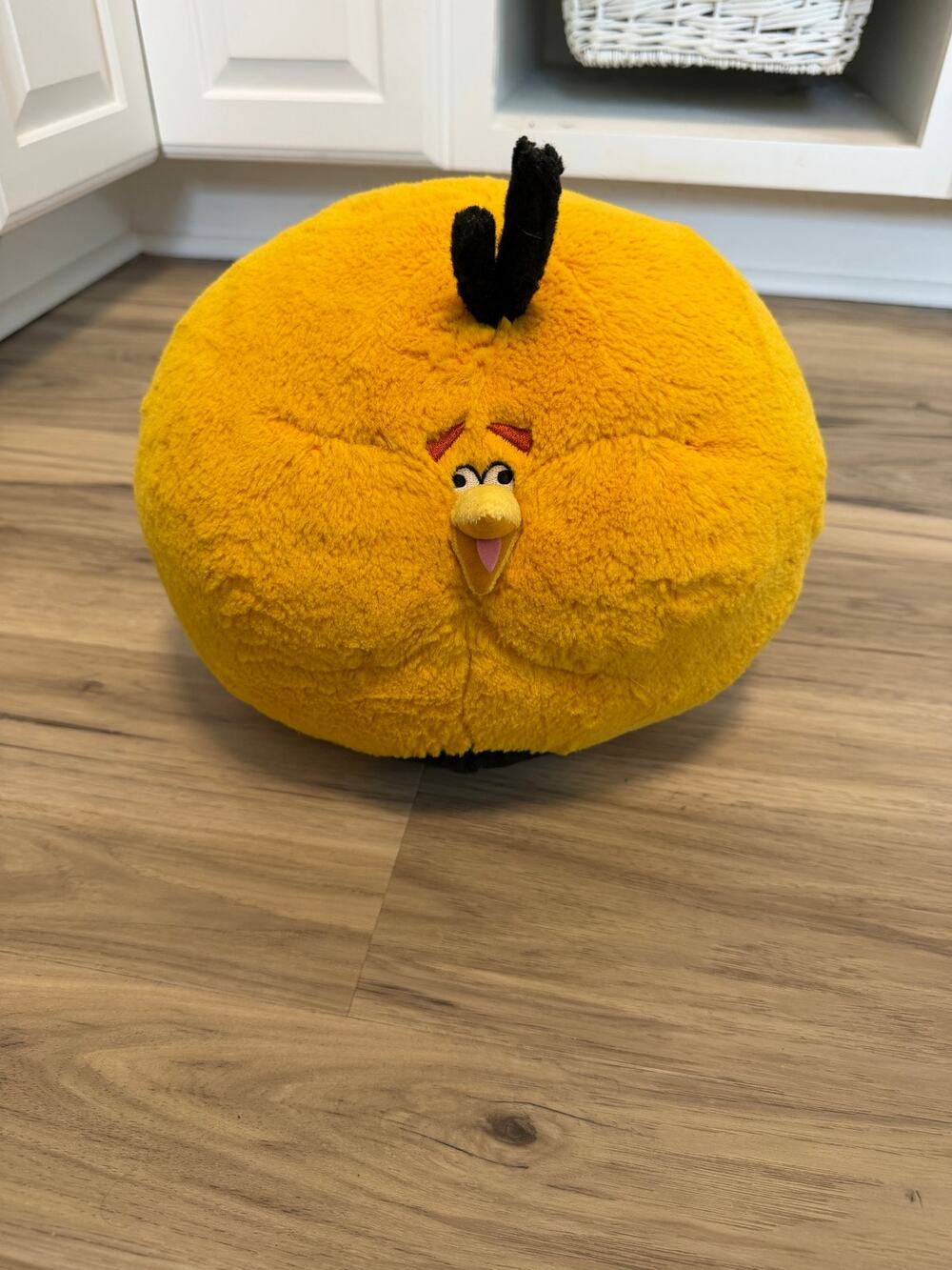 Angry Birds Bubbles Plush Inflated Yellow 10" Commonwealth 2012 Rovio No Sound